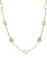 ფოტო #1 პროდუქტის EFFY® Mother-of-Pearl Butterfly 36" Statement Necklace in 18k Gold-Plated Sterling Silver