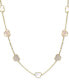 Фото #1 товара EFFY Collection eFFY® Mother-of-Pearl Butterfly 36" Statement Necklace in 18k Gold-Plated Sterling Silver