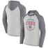 MLB Chicago Cubs Men's Lightweight Bi-Blend Hooded Sweatshirt