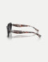 Фото #2 товара Ralph Ra5292 Rectangle Sunglasses in Black with Grey lens