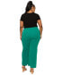 Фото #2 товара Plus Size Blake Pintuck Pants