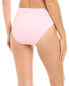 Фото #2 товара Carmen Marc Valvo High-Waist Bikini Bottom Women's Pink Xs