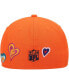 ფოტო #3 პროდუქტის Men's Orange Denver Broncos Chain Stitch Heart 59FIFTY Fitted Hat