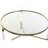Фото #3 товара Кофейный столик DKD Home Decor Glamour Прозрачный Позолоченный Акрил Металл 87 x 87 x 50 cm