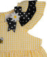 Baby Girls Bumble Bee Seersucker Dress with Diaper Cover