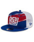 ფოტო #1 პროდუქტის Men's Royal New York Giants Historic Tear Trucker 9FIFTY Snapback Hat