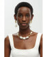 Baroque Pearl Statement Necklace