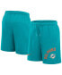 Фото #1 товара Men's Aqua Miami Dolphins Arched Kicker Shorts