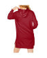 Фото #2 товара Women's Crimson Alabama Crimson Tide Take a Knee Raglan Hooded Sweatshirt Dress
