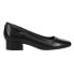 Фото #1 товара Easy Spirit Jain Low Block Heels Square Toe Pumps Womens Black Dress Casual E-JA