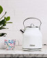 Фото #2 товара Heritage 1.7 L-7 Cup Stainless Steel Electric Kettle with Auto Shut-Off and Boil-Dry Protection - 75012