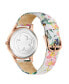 ფოტო #2 პროდუქტის Women's Poppiey White Leather Strap Watch 38mm