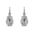 Фото #2 товара Sparkling silver earrings Drops EA184W