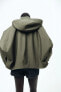 ZW COLLECTION SHORT HOODED TRENCH COAT