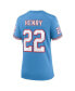 Women's Derrick Henry Light Blue Tennessee Titans Oilers Throwback Alternate Game Player Jersey