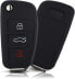 Фото #5 товара ASARAH Premium Silicone Key Case Compatible with Audi, Protective Car Key Cover - Red AI 3BKL