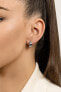 Фото #4 товара Gentle round silver earrings EA212W
