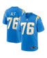 Фото #1 товара Men's Joe Alt Powder Blue Los Angeles Chargers 2024 NFL Draft First Round Pick Player Game Jersey