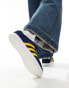 adidas Originals Gazelle in navy and yellow