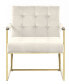 Luxor 32" Velvet Modern Accent Chair