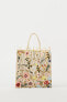 Embroidered fabric bag