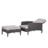 Sessel-Set Paradise Lounge (mit Hocker)