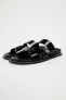 Фото #4 товара Босоножки ZARA Flat strappy slider sandals