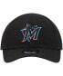 Newborn and Infant Boys and Girls Black Miami Marlins My First 9TWENTY Stretch Fit Hat