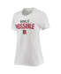 ფოტო #3 პროდუქტის Women's White Rutgers Scarlet Knights More Is Possible T-shirt