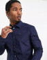 Фото #4 товара Tommy Jeans slim fit stretch shirt in navy