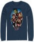 Marvel Men's Avengers Endgame Geometric Group, Long Sleeve T-shirt Синий, S - фото #2