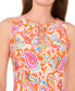 ფოტო #4 პროდუქტის Women's Printed Hardware Sleeveless Maxi Dress