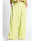 ფოტო #2 პროდუქტის Plus Size Wide Leg Pant With Pleat