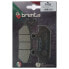 BRENTA MOTO 3148 organic rear Brake Pads