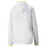 Фото #2 товара Puma Woven Hooded Full Zip Running Jacket Womens White Casual Athletic Outerwear