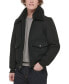 Men's Faux-Fur-Collar Bomber Jacket