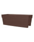 Фото #1 товара Harmony 352711 Rail Planter Brown 27in L x 11.75in W x 9.5in H
