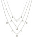Фото #1 товара ETTIKA crystal Detailed Triple Layer Necklace