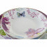 Фото #4 товара Набор посуды DKD Home Decor Бабочка Синий Белый Зеленый Розовый Фарфор (18 Предметы)