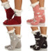 Фото #10 товара Cleo Style 1 Pair / 2 Pairs of Fluffy Cottage Socks, Slippers, House Shoes, ABS/Stockings with Teddy Fur, 2761