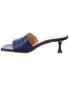 M By Bruno Magli Nikka Leather Sandal Women's Blue 9