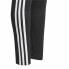Sports Leggings for Children Adidas Design 2 Move 3 Stripes Black