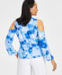 Women's Twist-Front Cold-Shoulder Top, Created for Macy's