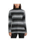 ფოტო #1 პროდუქტის Women's Ombre Mock Neck Sweater Tunic