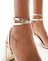 Фото #4 товара Simmi London Bia strappy block heeled sandal in gold