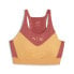 Фото #1 товара Puma X First Mile High Impact Scoop Neck Sports Bra Womens Orange Casual 5239375