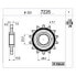 Фото #3 товара OGNIBENE 520-VX2 X Ring DID Chain Kit KTM EGS 620 E 96-98