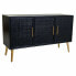 Sideboard Alexandra House Living Black Golden MDF Wood