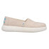 Фото #1 товара TOMS Alpargata Mallow Slip On Womens White Sneakers Casual Shoes 10016729T