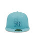 Фото #3 товара Men's Blue Philadelphia 76ers Color Pack Foam 59FIFTY Fitted Hat